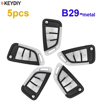 KEYDIY Série B B29 Botão de Metal com 3 Botões de Controle Remoto Universal Chave para o KD-X2 KD900 ,KD MINI KD-MAX Ferramenta-Chave