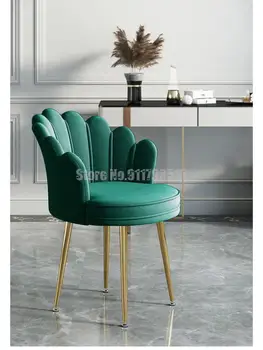 Cadeira de jantar moderna e simples, o Nordic light de luxo para trás da cadeira único lazer cadeira de líquido vermelho maquiagem cadeira negociação cadeira de escritório