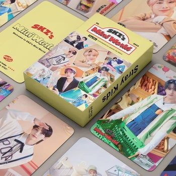 55Pcs/Set Kpop Vadios Filhos De 2023 Cumprimentos da Estação Photocards Novo Álbum Lomo Cartões coreano Moda cartões-Postais Para os Fãs de Presente