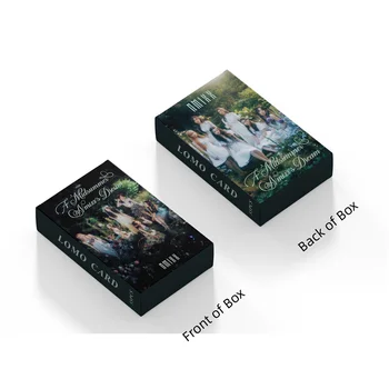 55pcs/set Kpop NMIXX Pequeno Cartão Álbum LOMO Cartão de solstício de Verão NMIXX o Sonho de Placa de Impressão de Cartão Fotográfico Fã de Coleta de Dom Hailu Wu