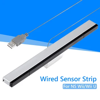 Barra de Sensor USB de Substituição do Infravermelho TV Ray Remoto com Fio Sensor Bar para Wii/Wii U