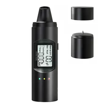 Mini Testador Digital Profissional Sopro do Bafômetro Com LCD Imetro Breathometer Portátil Medidor de