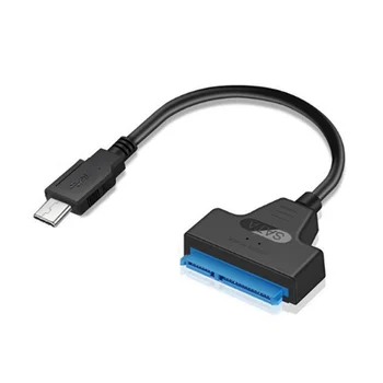 USB3.0 Unidade Fácil de Linha Sata 22Pin USB para Transferência de Fiação Computador de 2,5 Polegadas de Estado Sólido Mecânico Tipo Móvel(35cm)