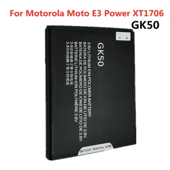 Bateria nova GK50 Para Motorola Moto-E3 XT1706 GK50 E3 Power XT1706 Substituição Telefone Inteligente Móvel Baterias de 3500mAh Bateria