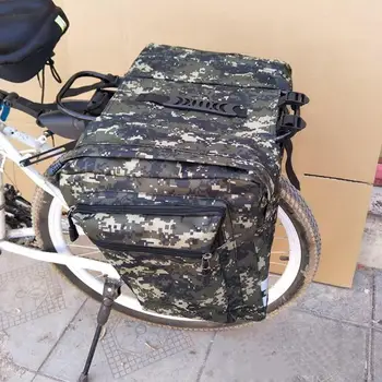 Bicicleta Dupla Pannier Traseira Bolsa De Selim Saco Tronco Saco Para