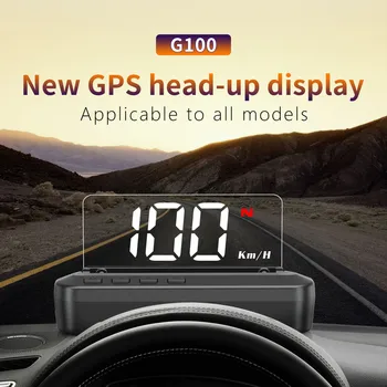 Carro Head-up Display Projecter Digital do Velocímetro do Veículo GPS Sistema Dual Exibir a Tela de Alarme da velocidade Excessiva Fadiga de Condução de Alarme