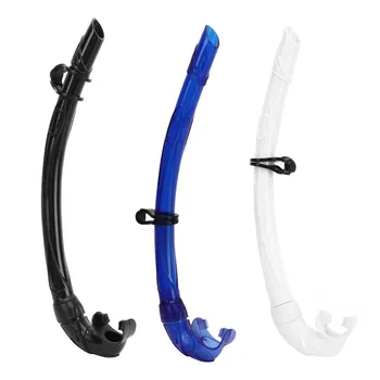 Mergulho de Snorkel em PVC de Fácil Respiração Snorkel, Mergulho, Snorkeling Tubo com Confortáveis Bocal de Mergulho Livre Bocal Molhado Snorkel