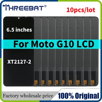 10pcs/lot Atacado LCD Original Para Motorola Moto G10 XT2127-2 Tela de Visualização da Tela de Toque