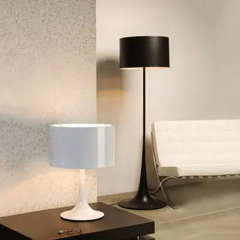 preto branco lâmpada de assoalho Para o Quarto de Decoração de Casa, quarto vivo candeeiro de pé Escandinavos luminária de design minimalista italien lampe