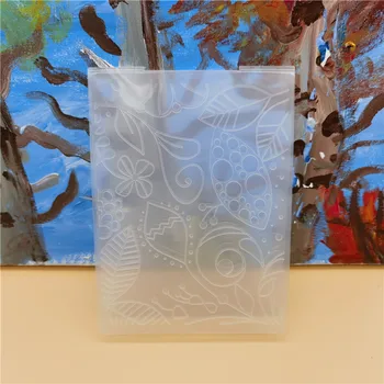 Folha de Plástico em Relevo Pastas álbum de recortes álbum de embalagem do cartão de decoração de corte morre de papel craft estênceis