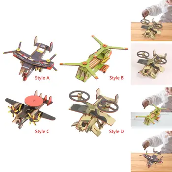 DIY 3D de Madeira Puzzle Modelo de Avião Kit para Construir Montar o Modelo de Quebra-Cabeças de Modelo de Avião para Crianças Meninos Meninas rapazes raparigas Adolescentes