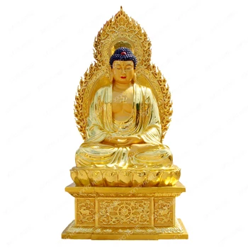 Personalizado Três Tesouros Estátua De Buda De 2 Metros De Altura, O Buda Sakyamuni Senhor Bhaisajyaguru Amitabha Buda
