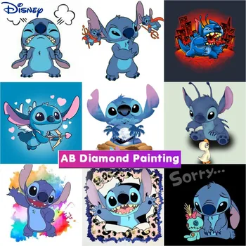 Disney diamante pintura Ponto Ponto Ponto bordado de diamante animação Mosaico decorativo pintura para crianças