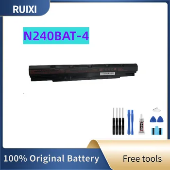 RUIXI Original N240BAT-4 Bateria Para CLEVO N250LU N250JU N240BU N240JU Para NP3240 6-87-N24JS-42L3 6-87-N24JS42L2 14.8 V 48WH