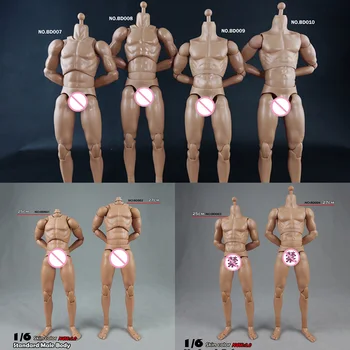 COOMODEL Escala 1/6 do sexo Masculino Padrão Muscular de Corpo Estreito / Largo de Ombros Alta Figura Modelo BD001/BD002/BD003/BD004/BD007/BD008/