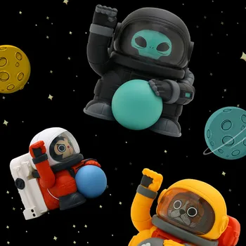 Plutus Astronautas Série Cega Caixa De Brinquedos Adivinhar Saco De Mistério Caixa Misteriosa Caixa Figura De Ação Surpresa Modelo Bonito De Aniversário