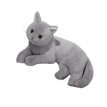 Um Animal de pelúcia Gato de Brinquedo Simulação Gato Adorno para a Casa de Crianças Gato