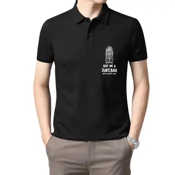Golfe desgaste homens O Engraçado Novo Casual Jukebox Homem Kawaii Novidade Homens da Tripulação Pescoço Streetwear Superior Tee polo t-shirt para homens