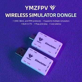 YMZFPV sem Fio simulador dongle Conectar Seu Telefone a um Controle Remoto do Conversor Para o RC FPV Drone Acessórios
