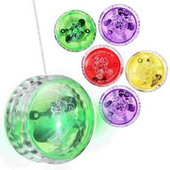 6 Pcs Brinquedos Para Adultos Luz Até Yo Yo Intermitente Plástico Yo-yo Bolas de Brinquedos Favores do Partido, Brinquedos para Crianças