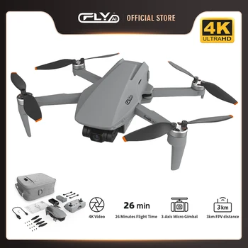 FÉ MINI Drone 4K Profissional GPS Câmera HD 3-Eixo Cardan RC Quadcopter 4KM FPV 26min Voo 249g Aeronaves