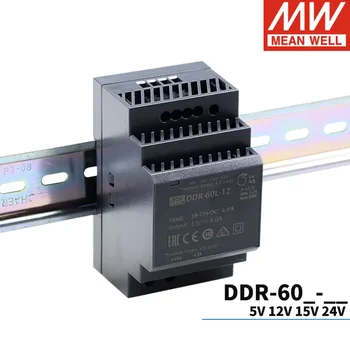 DIZER BEM DDR DC 60L/60G fonte de alimentação de comutação DCDC ferroviário de 60W, 5V, 12V, 15V, 24V