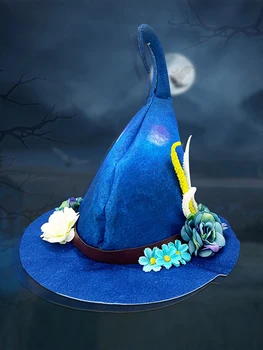 Festival Da Colheita, Festa Da Personalidade Azul Escuro Flor Assistente De Chapéu Atmosfera