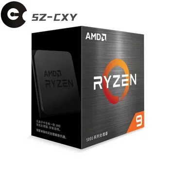 AMD Ryzen 9 5950X R9 5950X CAIXA de 3,4 GHz 16 Núcleos de 32 Threads CPU Processador 7NM L3=64M 100-000000059 Soquete AM4 NOVA fã