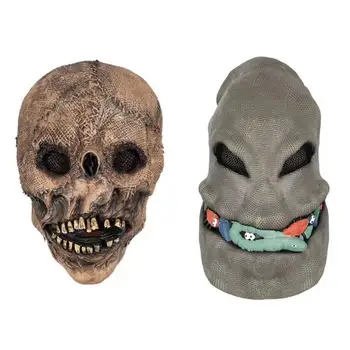 Máscara De Halloween Criar Uma Atmosfera Aterrorizante Confortável Multifunções Durável Assombrado Morango Traje Assustador Arnês De Terror