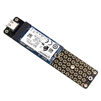 NGFF M. 2 Para USB3.1-Tipo C Conversor Compatível com M. 2 SATA(NGFF) SSD Baseadas M/B+Mkey Apoio 2230/2242/2260/2280 Tamanho do SSD