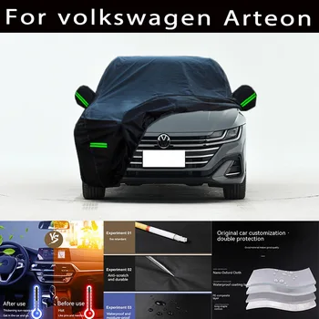 A volkswagen Arteon Exterior Completa de Proteção de Automóvel Cobre de Neve Cobrir as Sombras Impermeável, Dustproof Exterior acessórios do Carro