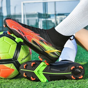 Garoto Qualidade de Sapatos de Futebol Mbappe Botas de Futebol de Futsal Chuteira Campo Chuteiras Homens de Treinamento de Tênis do Ourdoor Mulheres Calçado TF/FG