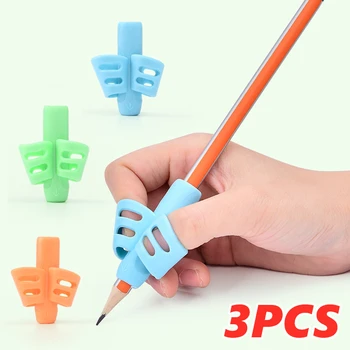 3Pcs/Set de Lápis Apertos de Crianças Manuscrito Postura de Correção de Formação Postura de Escrever, Canetas, Holding de Bebê Presentes de Crianças