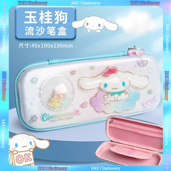2023 Sanrio Caixa de Lápis de Kawaii Hello Kitty, My Melody Kuromi Cartoon 3d Boneca de Descompressão Caixa de Lápis de Crianças Papelaria Dom