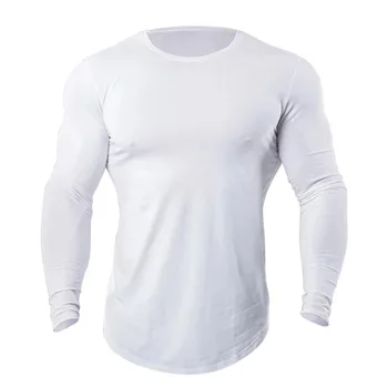 2023 Homens Novos Esportes de Manga Longa com T-shirt,de Lazer, de Secagem Rápida de Fitness Topo Elástico de Treinamento de Basquete de Moletom