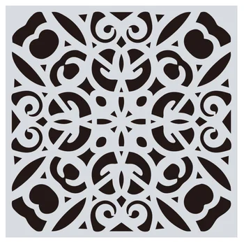 15*15 Mandala de Camadas de Stencils para Diy scrapbook/álbum de fotos Decorativo em Relevo Pintura, Desenho estêncil,a decoração home