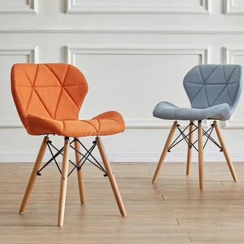 Nordic Couro Cadeiras de Jantar em Casa Simples Cadeira de Jantar para a Cozinha, Mobiliário de Escritório Criativos Negociação do Encosto da Cadeira Cadeiras