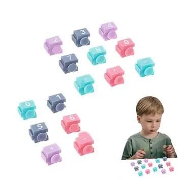 Macio Blocos De Construção De Blocos Cubo Com Números Ou Letras Educativos Brinquedos Do Bebê De 6 Meses E Até Com Números Ou Letras Coloridas
